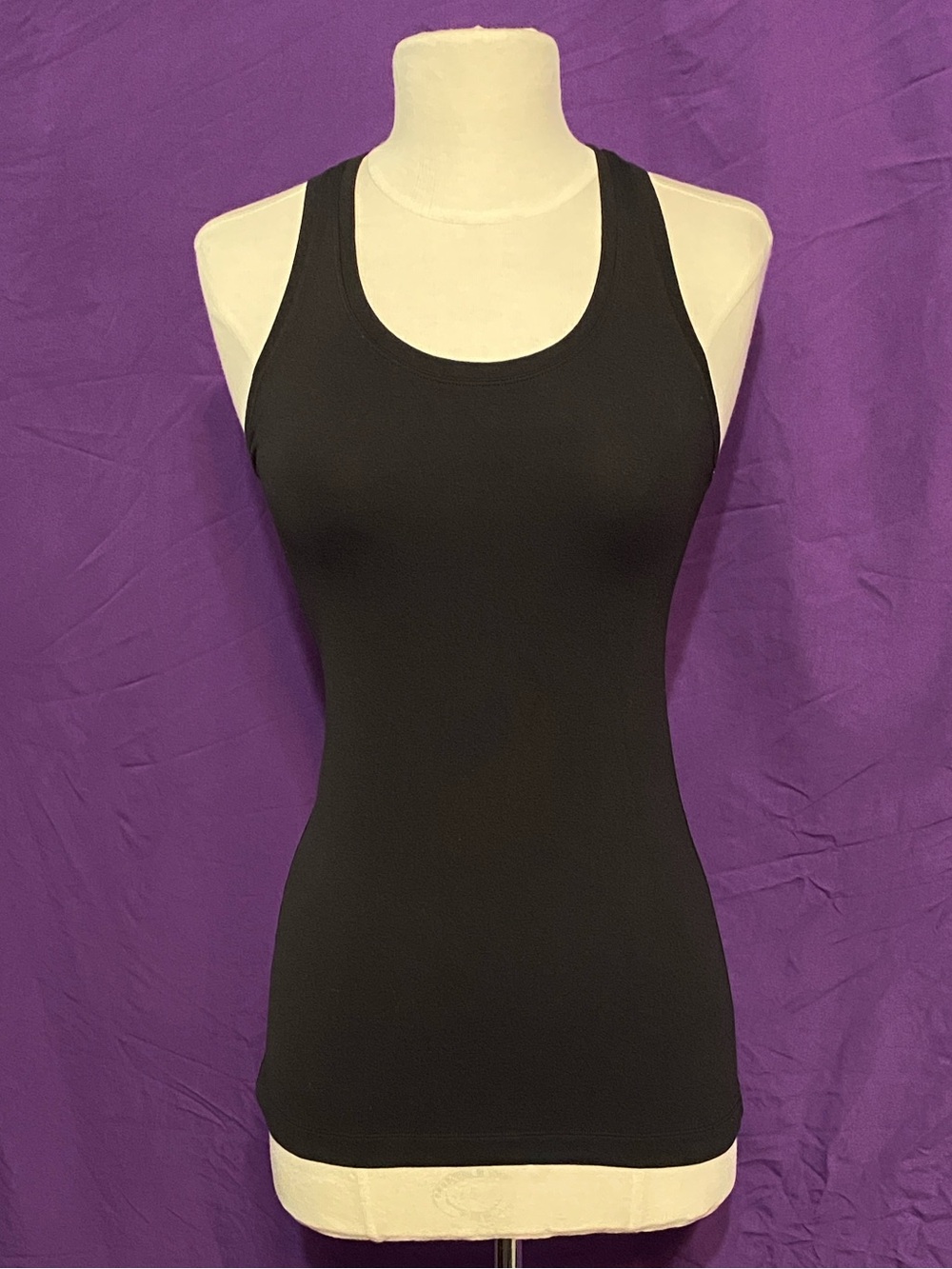 lululemon athletica Black Racerback Scoop Tank. Size 2 (XS).